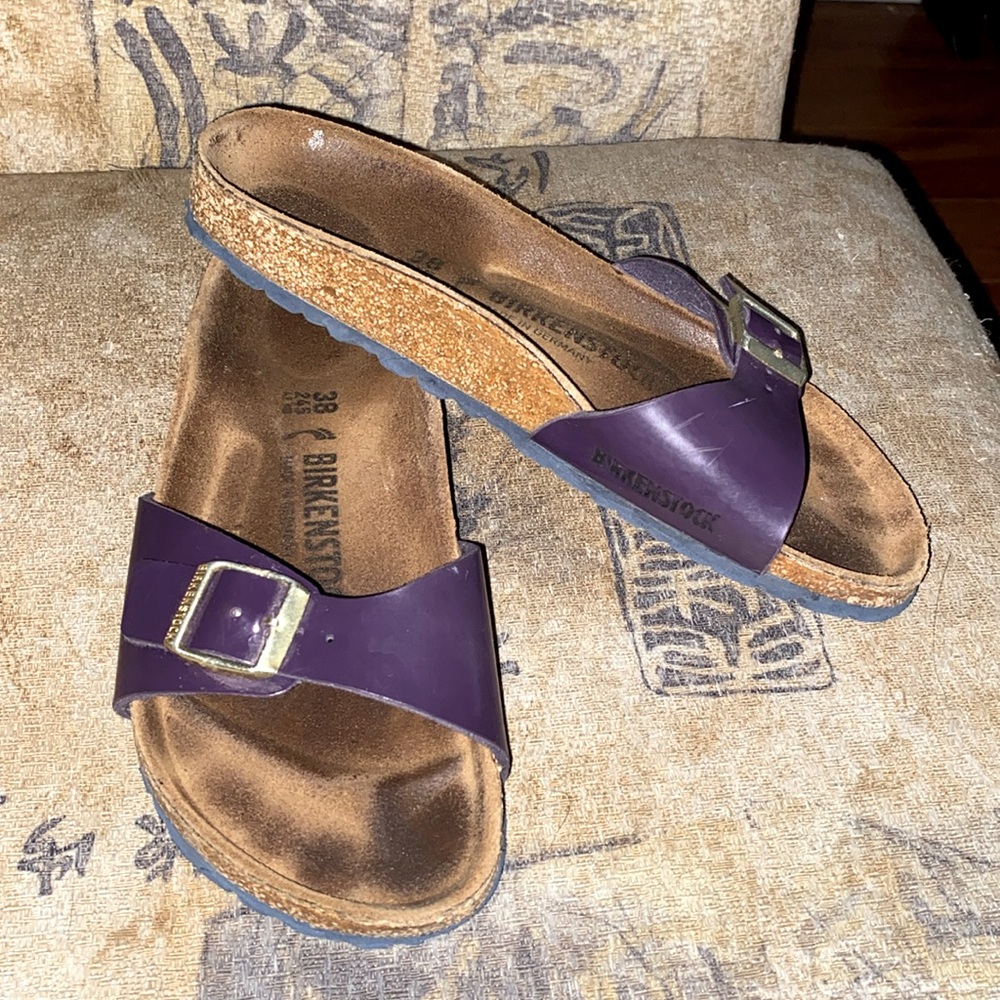 Birkenstock Madrid purple sandals unisex 38